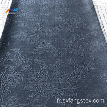 Tissu Abaya 100% polyester en lin britannique en relief 3D